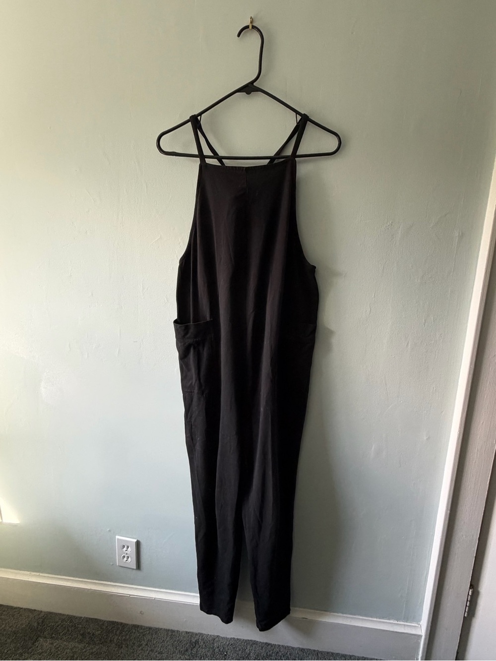 Storq Maternity Jumpsuit - black